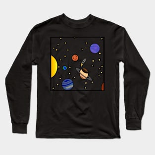 Space Scape Long Sleeve T-Shirt